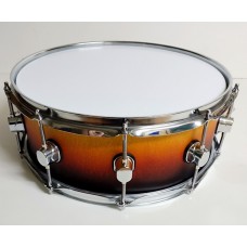 MBb-m-1455-10-SB Малый барабан 14х5,5", берёза, металлические обода, санберст, Мастерская Бехтеревых