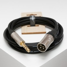 MC226-XMJS-0,3m Кабель микрофонный, XLRM-6.35мм стерео, 0.3м, SHNOOR
