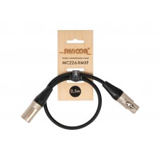 MC226-XMXF-0,5m Кабель микрофонный, XLR, 0,5м, SHNOOR