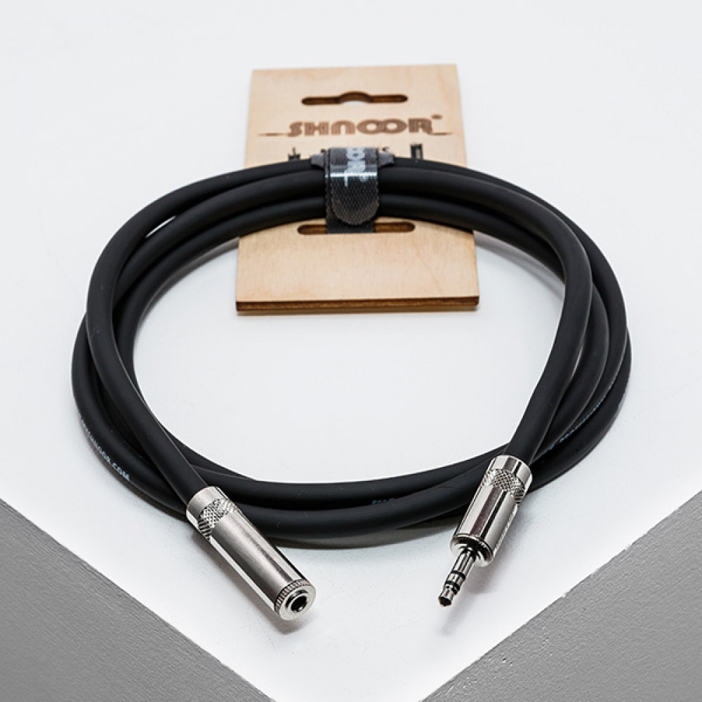 MJEXT-S-20m Удлинитель для наушников 3,5мм male - 3,5мм female (стерео), 20м, SHNOOR