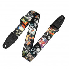 MP2H-001 Halloween Straps Ремень для гитары, полиэстер, фильмы ужасов, Levy's
