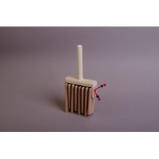 MS-BR-TR-07 Трещотка пластинчатая на ручке, без отделки, Мастерская Сереброва
