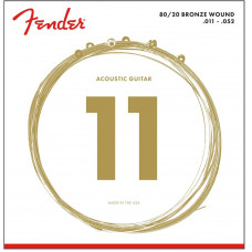 FENDER STRINGS NEW ACOUSTIC 70CL 80/20 BRONZE 11-52