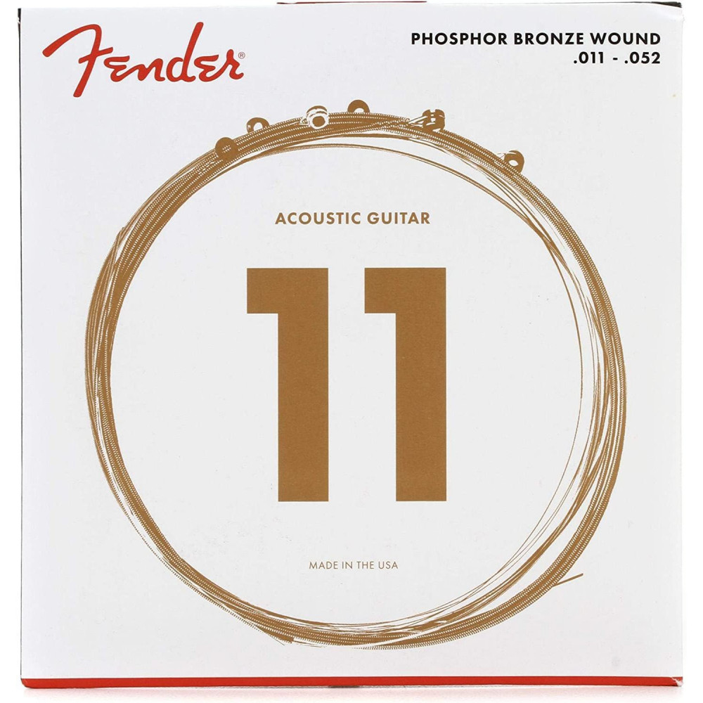 FENDER STRINGS NEW ACOUSTIC 60CL PHOSPHOR BRONZE 11-52