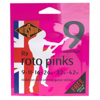 Комплект струн для электрогитары ROTOSOUND R9 STRINGS NICKEL SUPER LIGHT