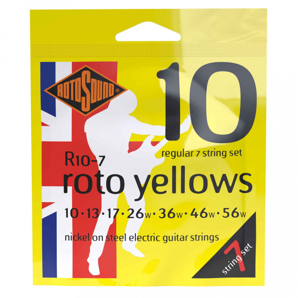 ROTOSOUND R10-7 STRINGS NICKEL REGULAR