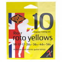 Комплект струн для электрогитары ROTOSOUND R10-7 STRINGS NICKEL REGULAR