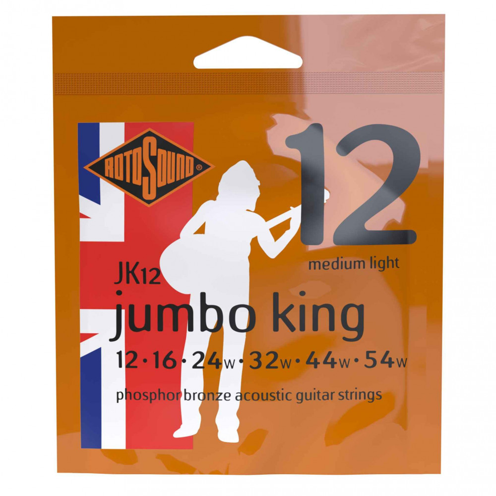 ROTOSOUND JK12 JUMBO KING STRINGS PHOSPHOR BRONZE