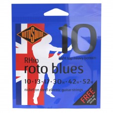 ROTOSOUND RH10 STRINGS NICKEL LIGHT TOP/HEAVY BOTTOM