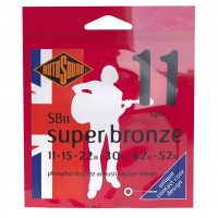 Комплект струн для акустической гитары ROTOSOUND SB11 STRINGS PHOSPHOR BRONZE