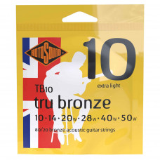 ROTOSOUND TB10 STRINGS 80/20 BRONZE
