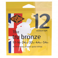 Комплект струн для акустической гитары ROTOSOUND TB12 STRINGS 80/20 BRONZE