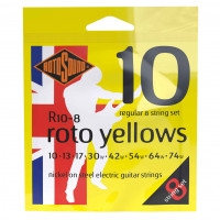 Комплект струн для электрогитары ROTOSOUND R10-8 8 STRING NICKEL SET
