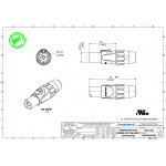 Разъём Amphenol HP-3-FG