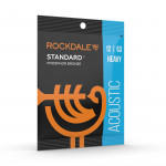 Комплект струн для акустической гитары ROCKDALE STANDARD 12-53 Phosphor Bronze Heavy