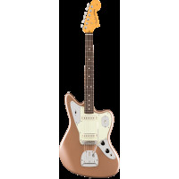Электрогитара FENDER American Professional Classic Jaguar RW Faded Firemist Gold