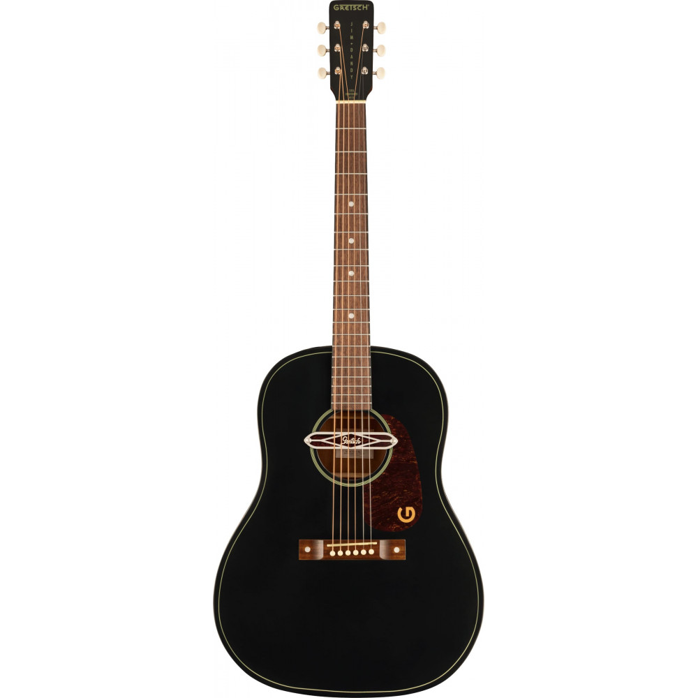 Акустическая гитара GRETSCH Jim Dandy Deltoluxe Dreadnought Black Top