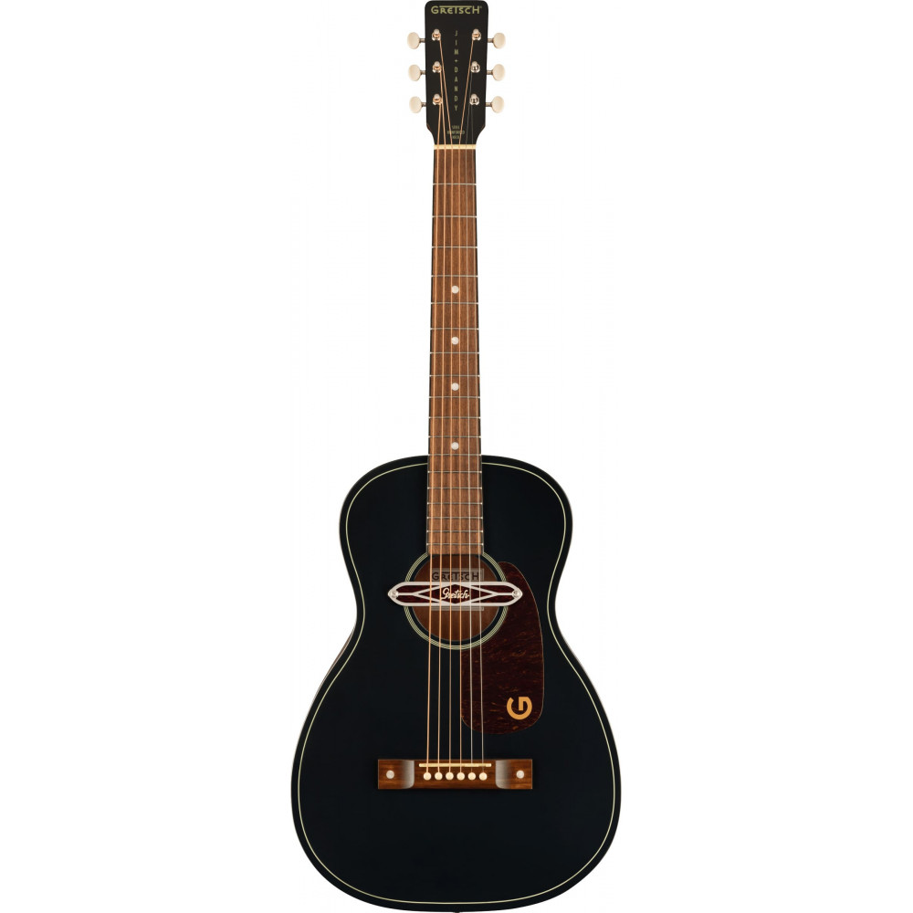 Акустическая гитара GRETSCH Jim Dandy Deltoluxe Parlor Black Top