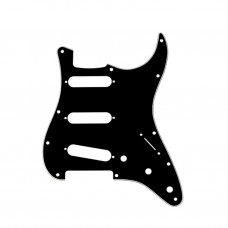MX0112 Пикгард для электрогитары Fender Stratocaster, 3 слоя, черная, Musiclily