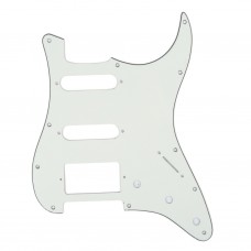 MX0312 Пикгард для электрогитары Fender Stratocaster, 3 слоя, белая, Musiclily
