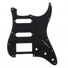 MX0314 Пикгард для электрогитары Fender Stratocaster HSS, 1 слой, черная, Musiclily