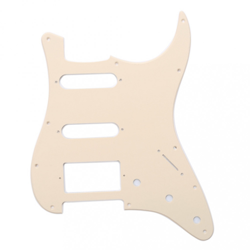 MX0317 Пикгард для электрогитары Fender Stratocaster HSS, 1 слой, кремовая, Musiclily