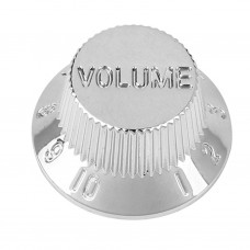 MX0619 Ручка потенциометра Strat Style, Volume, метрическая, хром, Musiclily
