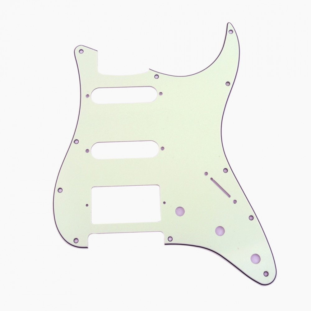 MX1149IV Пикгард для гитары Fender Stratocaster HSS, 3 слоя, слоновая кость, Musiclily