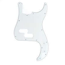 MX1303AW Пикгард для бас-гитары Precision Bass, 3 слоя, белая, Musiclily