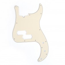 MX1303CM Пикгард для бас-гитары Precision Bass, 3 слоя, кремовая, Musiclily