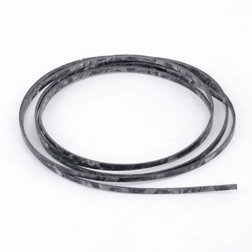 MX1327BP Кант для корпуса гитары, 1650х3х1.5мм, цвет черный жемчуг, Musiclily