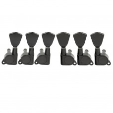 MX1345BK-3MX1346BK-3 Колки для гитары 3+3, черные, Musiclily