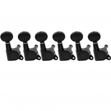 MX1347BK-6 Колки для гитары 6п, черные, Musiclily