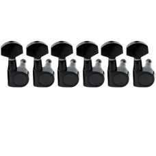 MX1350BK-6 Колки для гитары 6п, черные, Musiclily