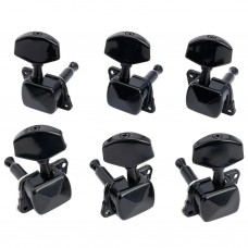 MX1351BK-3MX1352BK-3 Колки для гитары 3+3, черные, Musiclily
