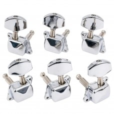 MX1351CR-3MX1352CR-3 Колки для гитары 3+3, хром, Musiclily