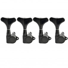 MX1358BK-4 Колки для бас-гитары 4п, черные, Musiclily