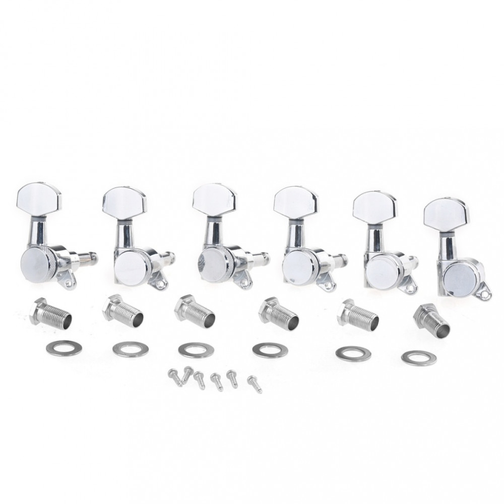 MX1368CR-6 Колки для гитары, 6л, локовые, хром, Musiclily