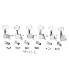 MX1368CR-6 Колки для гитары, 6л, локовые, хром, Musiclily