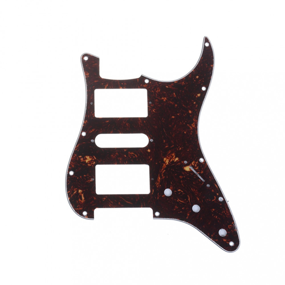 MX1378DT Пикгард для гитары Stratocaster Modern Style, 4 слоя, черепаший панцирь, Musiclily