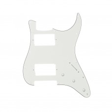 MX1379AW Пикгард для электрогитары Fender Stratocaster HH, 3 слоя, белая, Musiclily