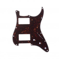 MX1379DT Пикгард для электрогитары Fender Stratocaster HH, 4 сл, черепаший панцирь, Musiclily