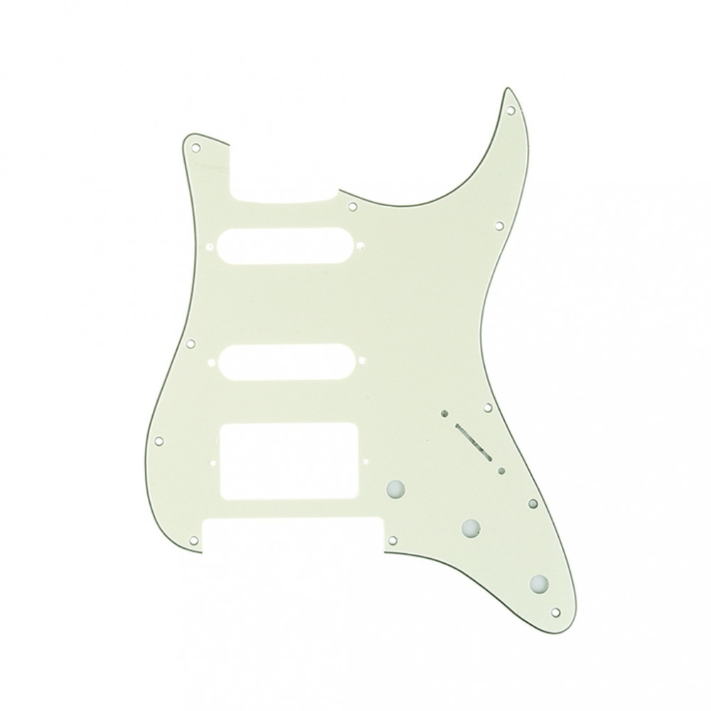 MX1380IV Пикгард для гитары Fender Stratocaster HSS, 3 слоя, слоновая кость, Musiclily