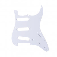 Пикгард для гитары Musiclily MX1388GW, Fender Stratocaster SSS, 1 слой, белая