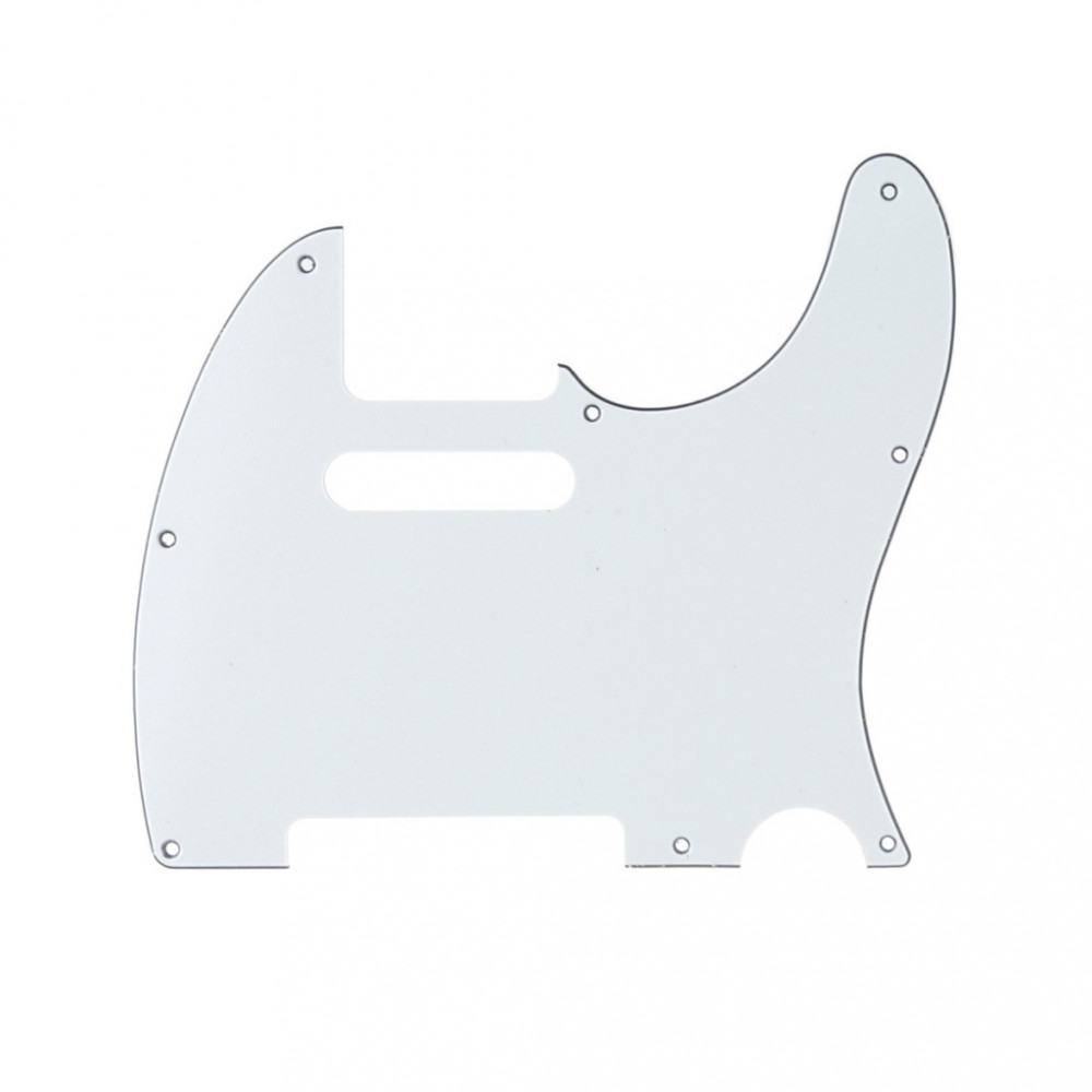 MX1400AW Пикгард для гитары Telecaster, 3 слоя, состаренная белая, Musiclily