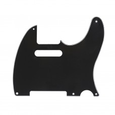 MX1410BK Пикгард для гитары Fender Telecaster, 3 слоя, черная, Musiclily