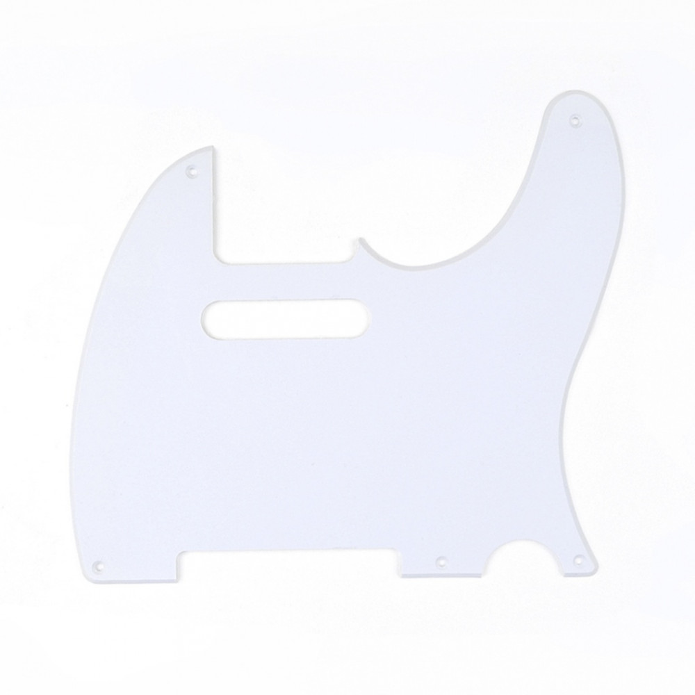 MX1410GW Пикгард для гитары Fender Telecaster, 1 слой, белая, Musiclily