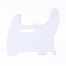 MX1410GW Пикгард для гитары Fender Telecaster, 1 слой, белая, Musiclily