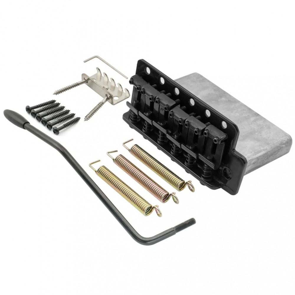 MX1530BK Бридж тремоло для Vintage Fender American Strat, черный, Musiclily