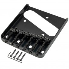 MX1841BK Бридж для электрогитары Tele, черный, Musiclily